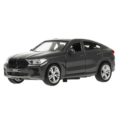 Машина металлическая инерционная BMW X6 12 см Технопарк X6-12-GY 1